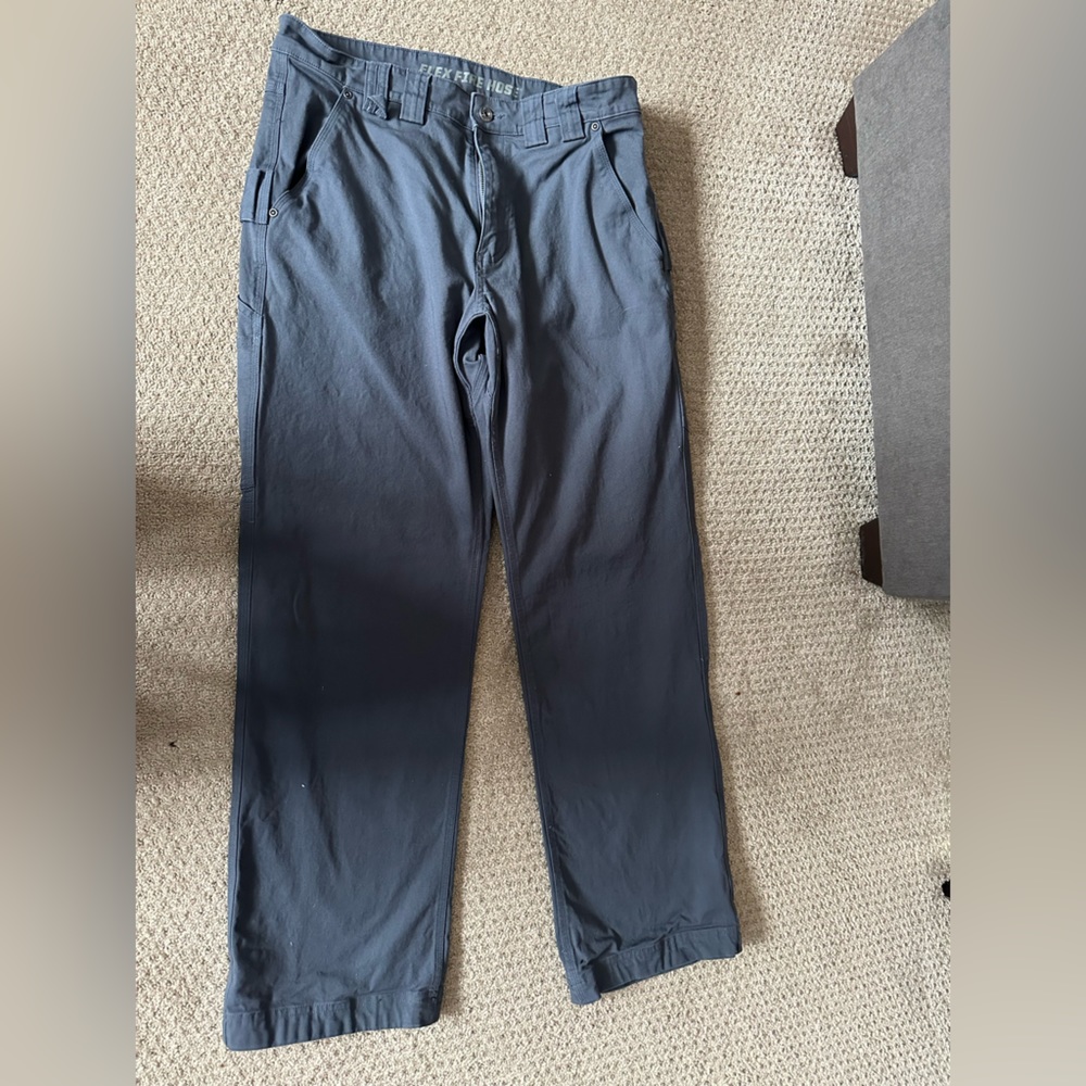 Duluth Trading Fire Hose 34x32 Blue Mens Pants